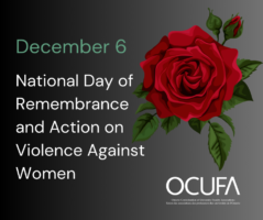 December 6: National Day of Remembrance and Action on Violence Against Women